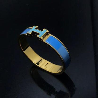 [Shinejoy]H BRACELET BLUE RAINBOW CERAMIC