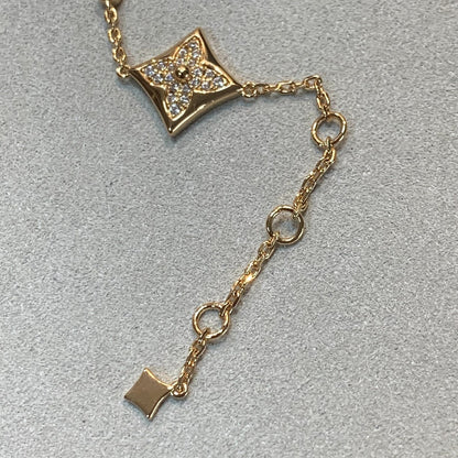[Shinejoy]STAR AND SUN 4 MOTIFS GOLD DIAMONDS BRACELET