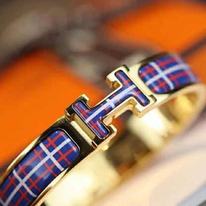 [Shinejoy]H TARTAN BRACELET 12MM