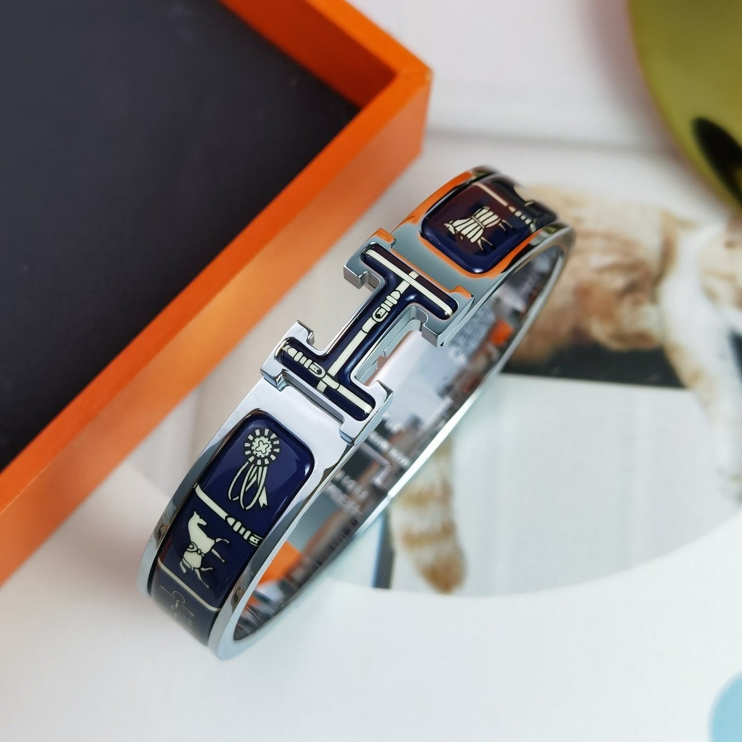 [Shinejoy]H COUVERTURES DARK BLUE BRACELET