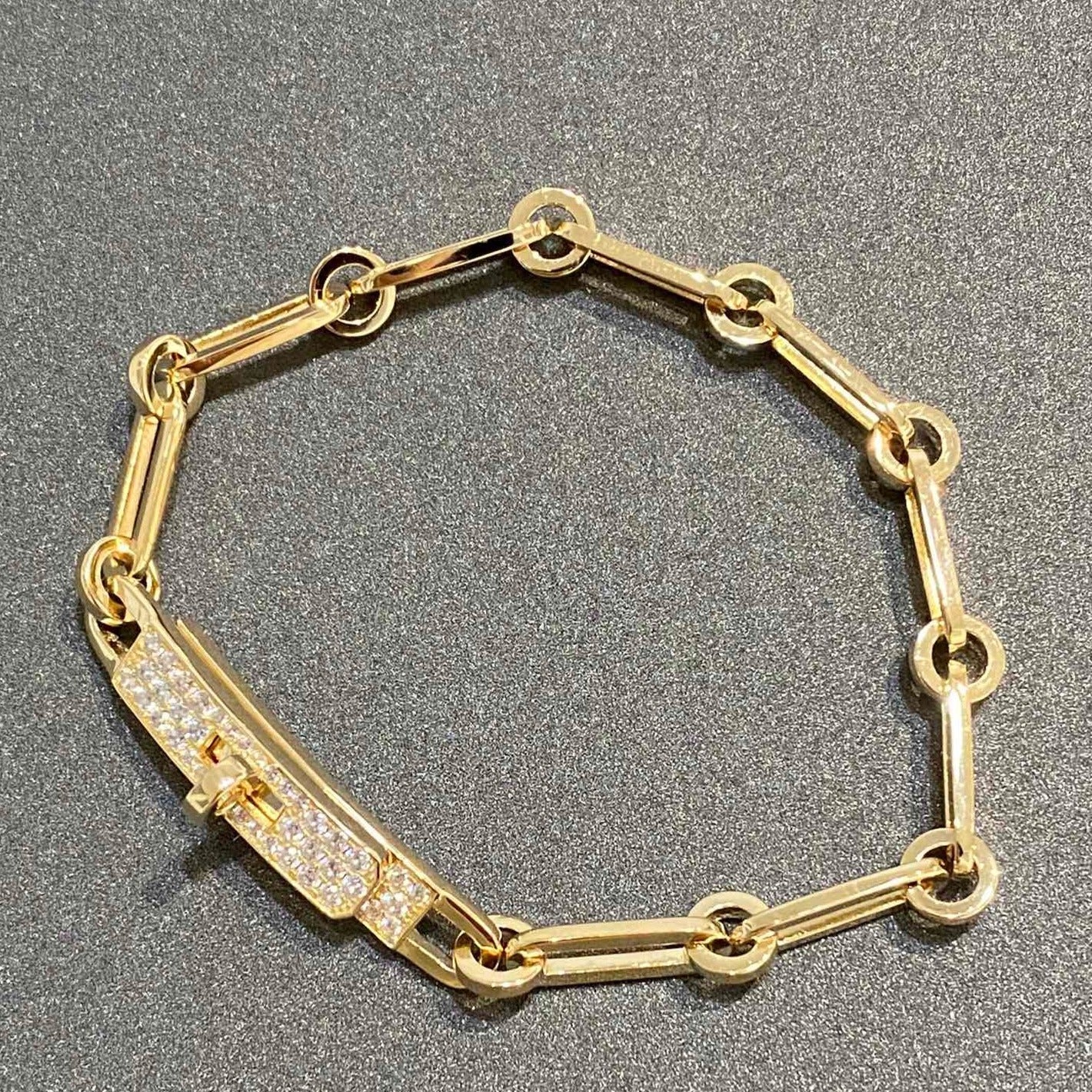 [Shinejoy]CHAINE BRACELET SMALL MODEL DIAMOND