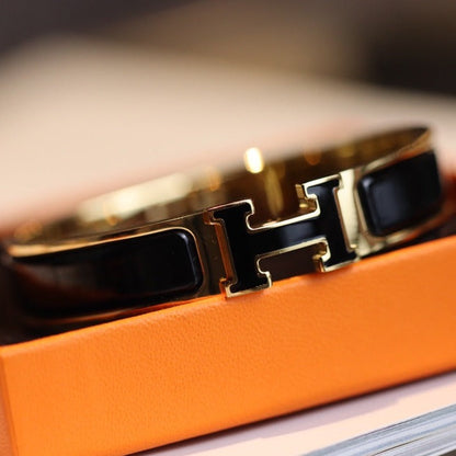 [Shinejoy]H BRACELET 12MM GOLD