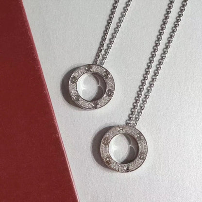 [Shinejoy]LOVE NECKLACE ADJUSTABLE SILVER