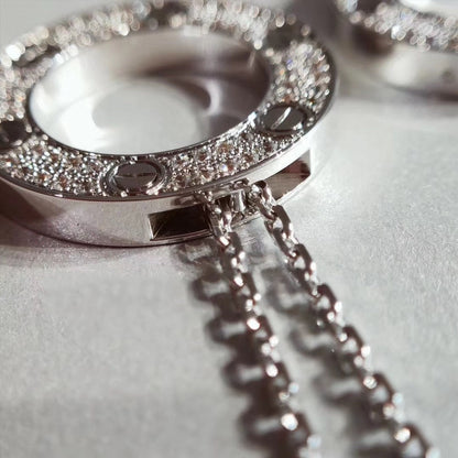 [Shinejoy]LOVE NECKLACE ADJUSTABLE SILVER