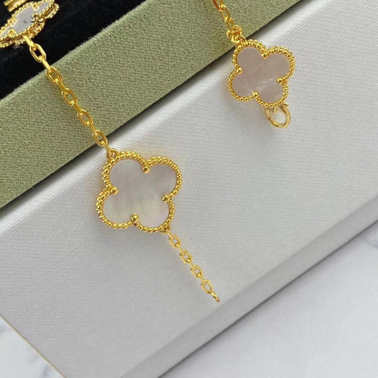 [Shinejoy]MAGIC CLOVER MOP GOLD BRACELET 5 MOTIFS