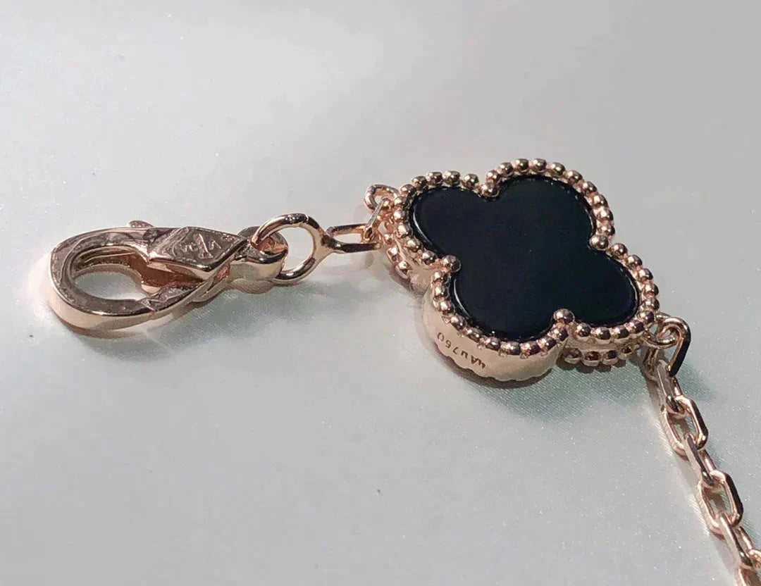 [Shinejoy]CLOVER 5 MOTIFS MULTICOLOR BRACELET