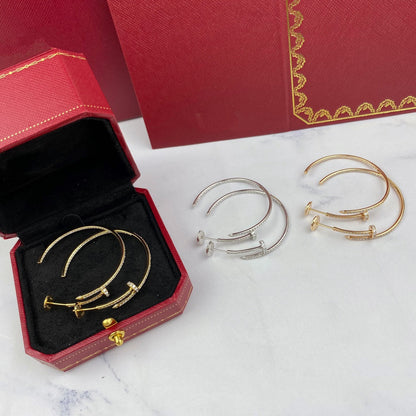[Shinejoy]JUSTE EARRINGS FULL DIAMONDS 1.8MM