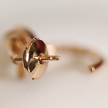 [Shinejoy]JUSTE EARRINGS PINK GOLD