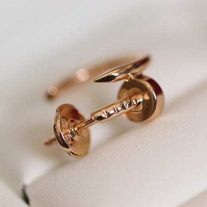 [Shinejoy]JUSTE EARRINGS PINK GOLD