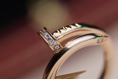 [Shinejoy]JUSTE RING 2.65MM PINK GOLD DIAMOND
