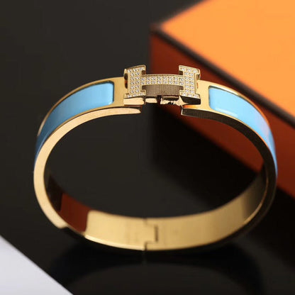 [Shinejoy]H CLOUD BLUE BRACELET GOLD DIAMOND