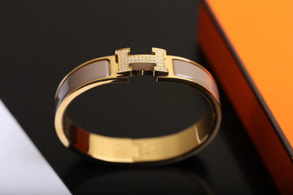 [Shinejoy]H BRACELET GOLD DIAMOND