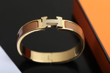 [Shinejoy]H BRACELET GOLD DIAMOND
