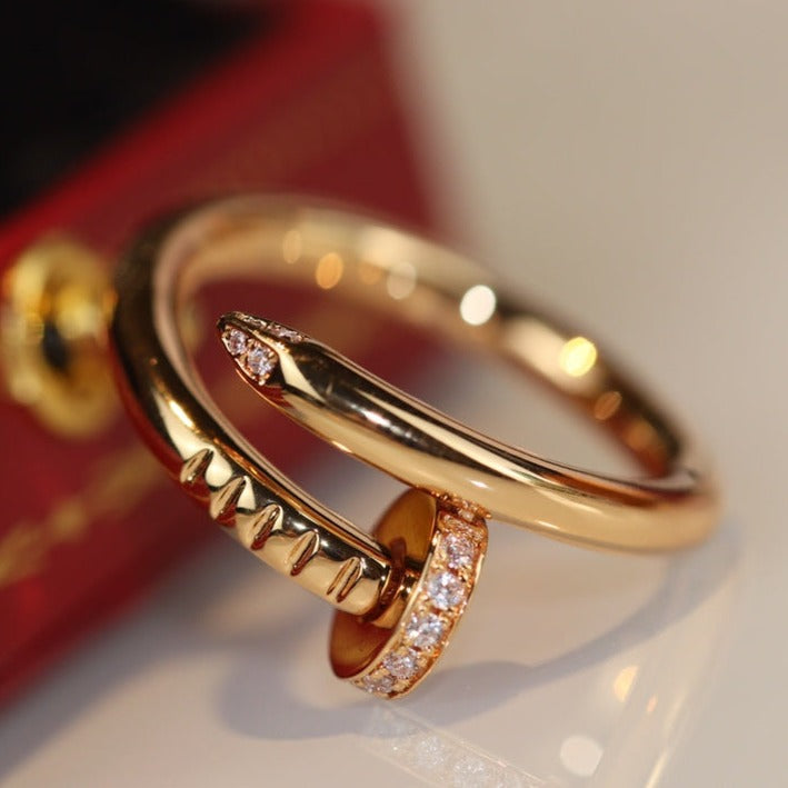 [Shinejoy]JUSTE RING 2.65MM GOLD DIAMOND