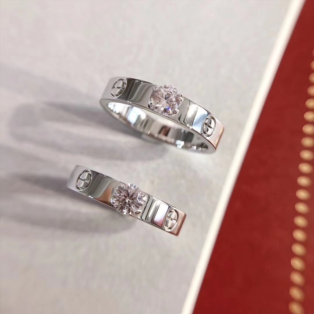 [Shinejoy]LOVE RING 3.6MM 1 BIG DIAMOND