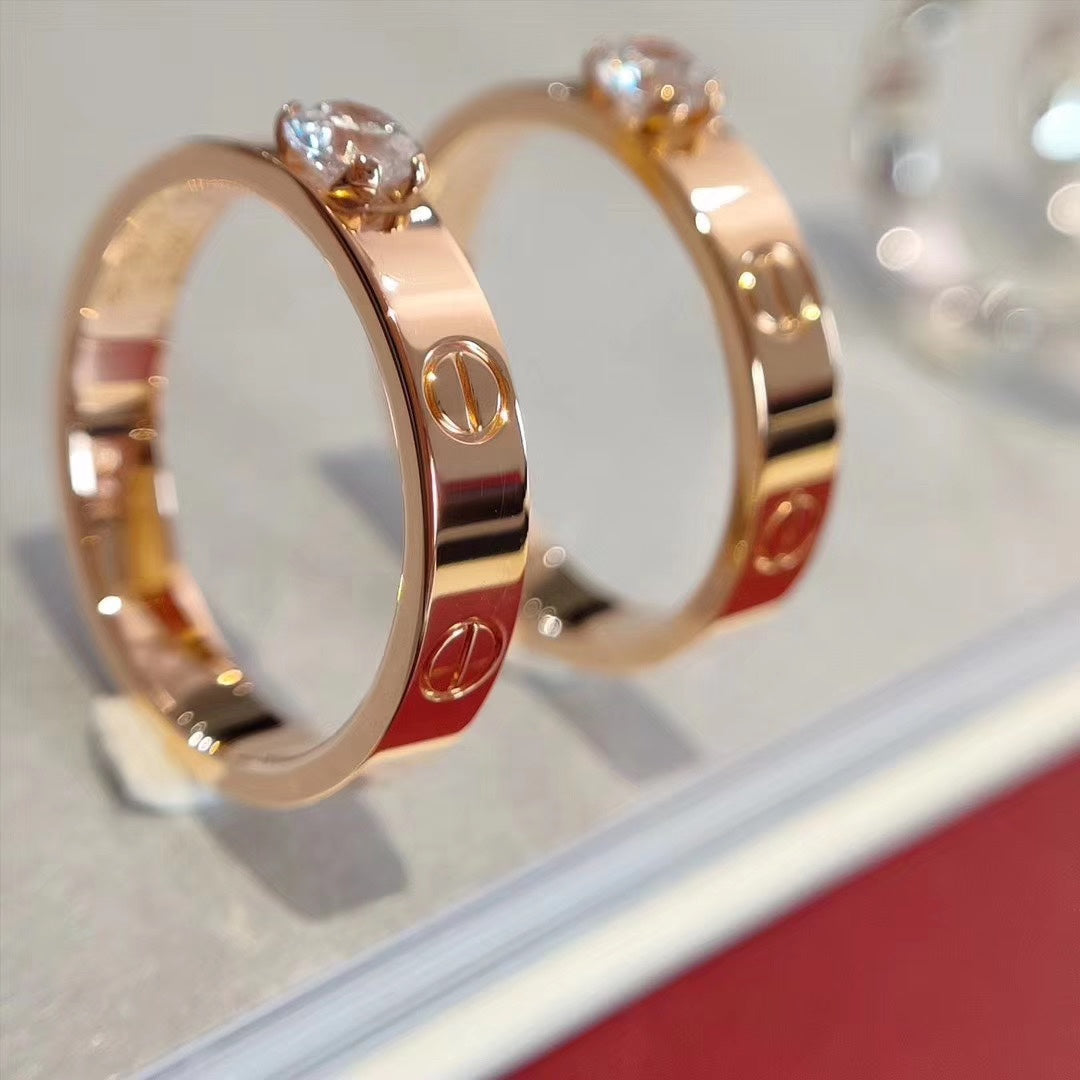 [Shinejoy]LOVE RING 3.6MM 1 BIG DIAMOND