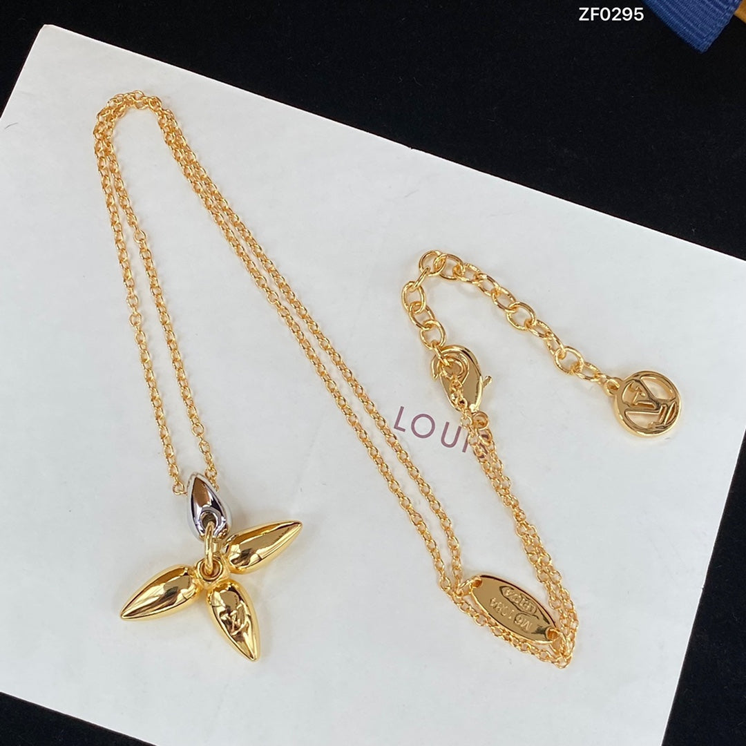 [Shinejoy]LOUISETTE PEDANT GOLD NECKLACE