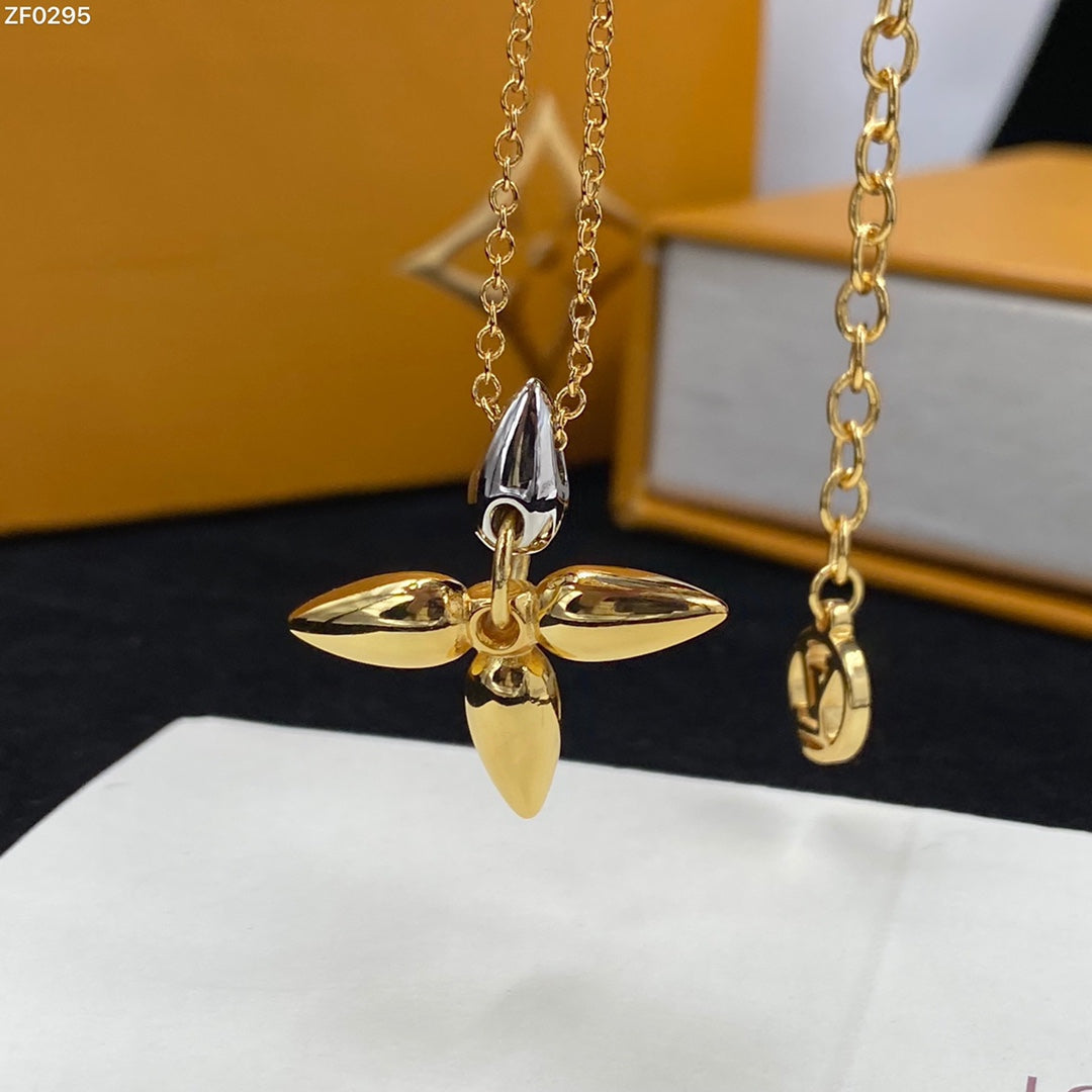 [Shinejoy]LOUISETTE PEDANT GOLD NECKLACE