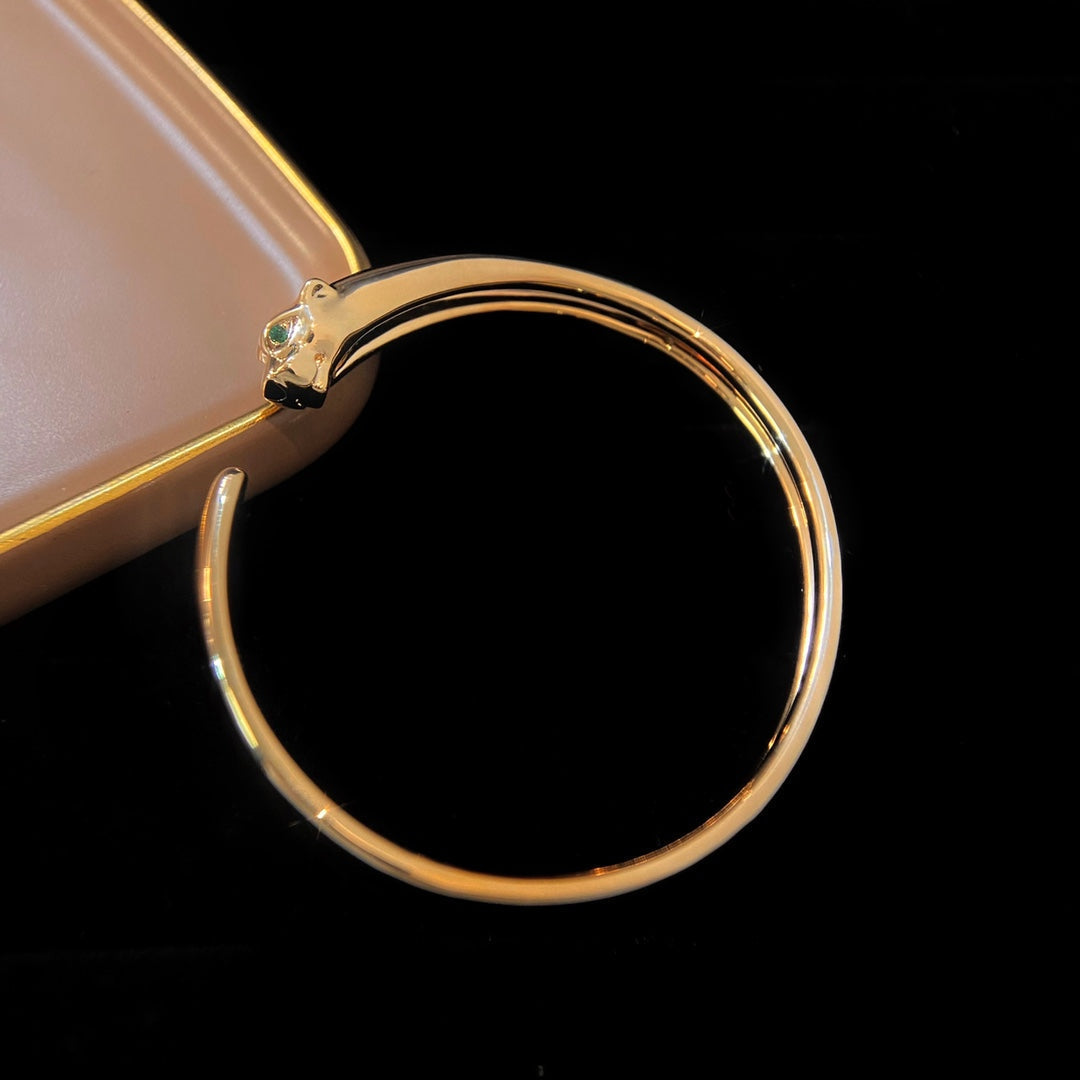 [Shinejoy]PANTHERE GOLD OPEN BRACELET