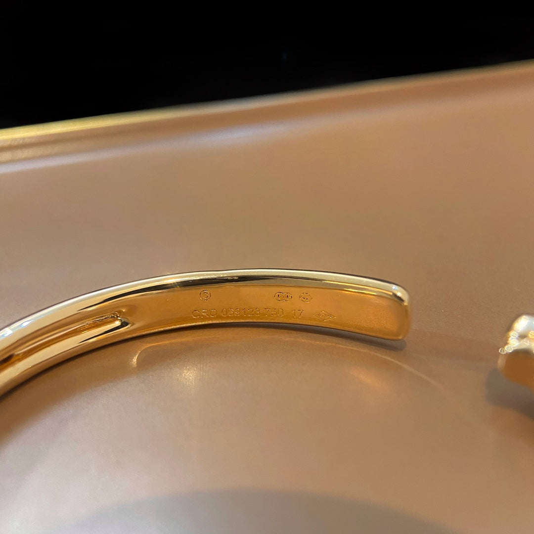 [Shinejoy]PANTHERE GOLD OPEN BRACELET