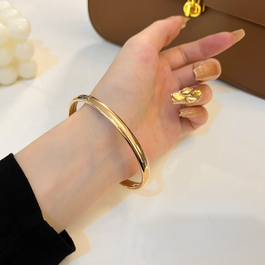 [Shinejoy]PANTHERE GOLD OPEN BRACELET