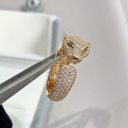 [Shinejoy]PANTHERE PINK GOLD DIAMOND RING