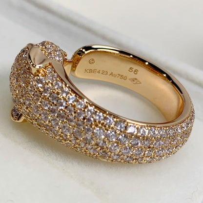 [Shinejoy]PANTHERE PINK GOLD DIAMOND RING