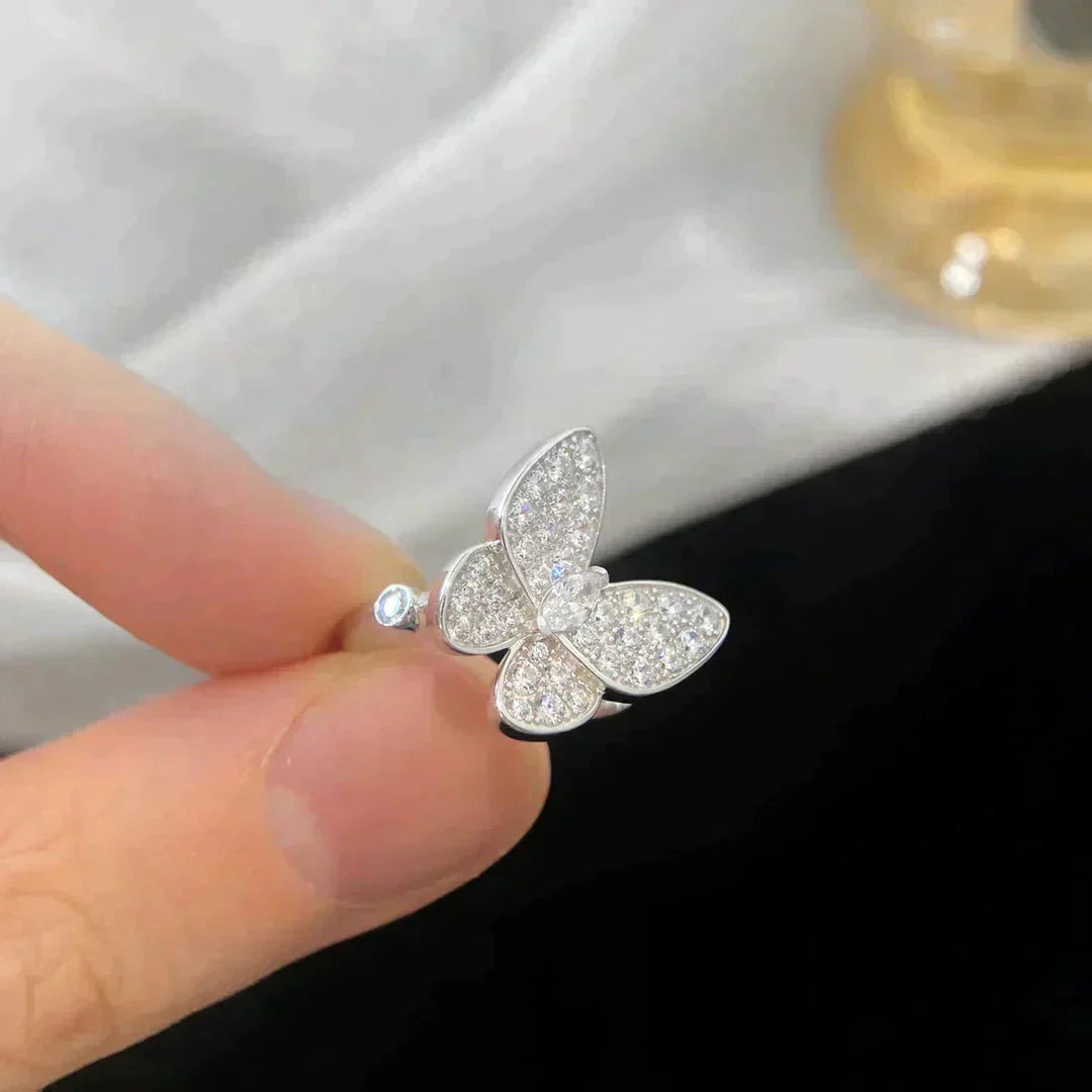 [Shinejoy]BUTTERFLY DIAMOND RING