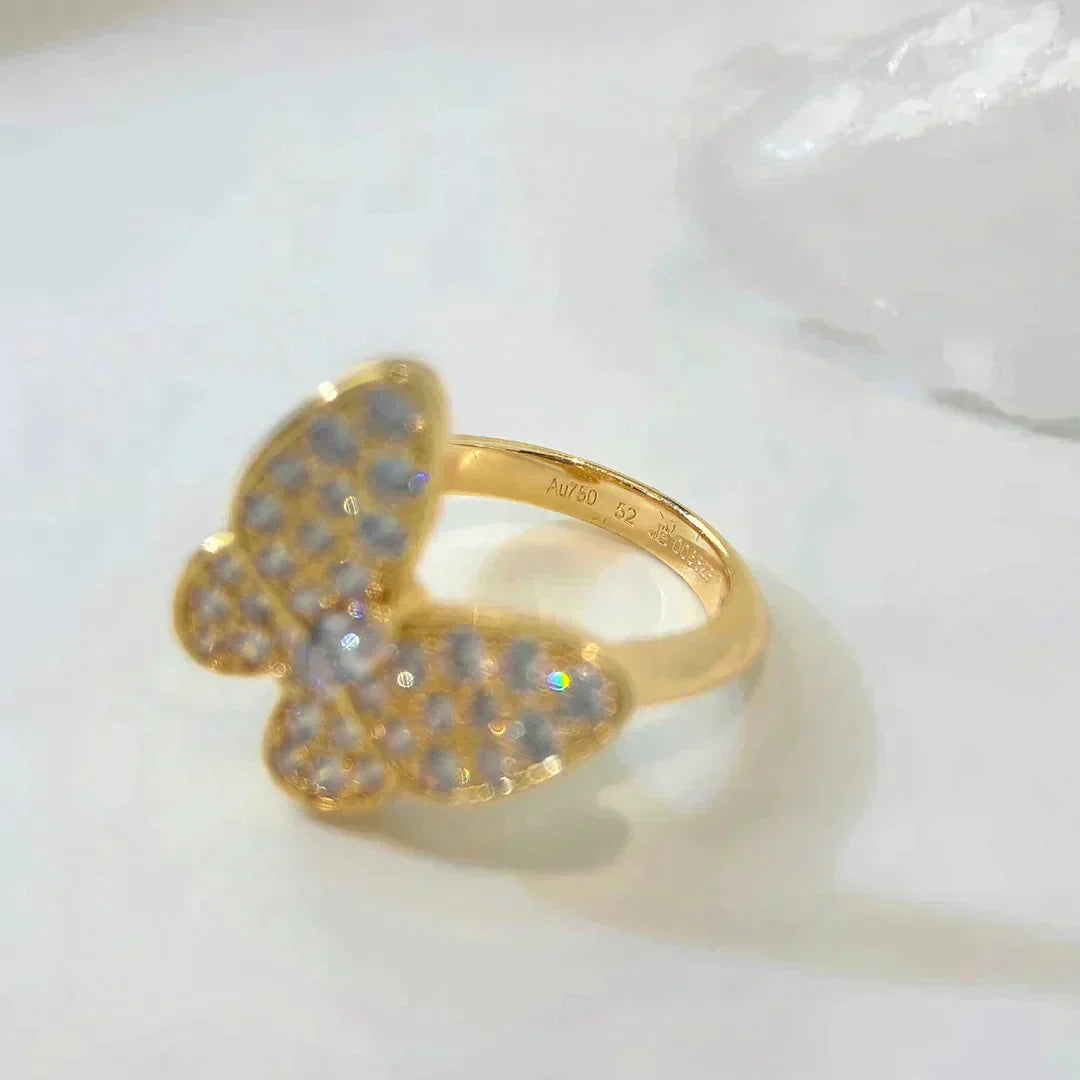 [Shinejoy]BUTTERFLY DIAMOND RING