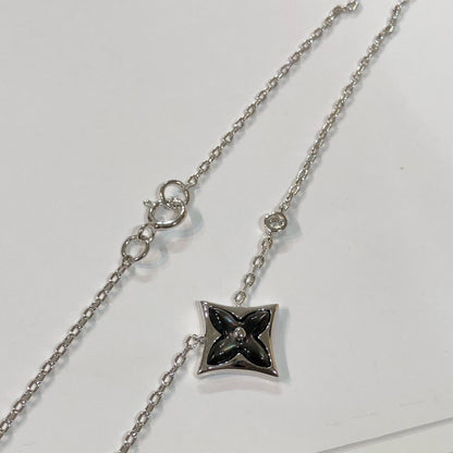 [Shinejoy]STAR BLACK MOP NECKLACE
