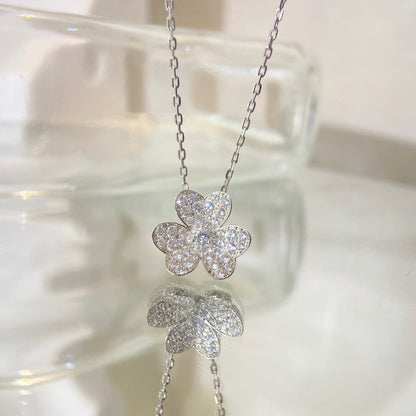 [Shinejoy]FLOWER DIAMOND NECKLACE