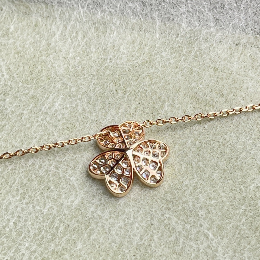 [Shinejoy]FLOWER DIAMOND NECKLACE