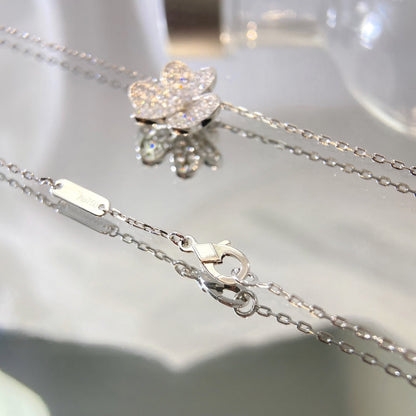 [Shinejoy]FLOWER DIAMOND NECKLACE