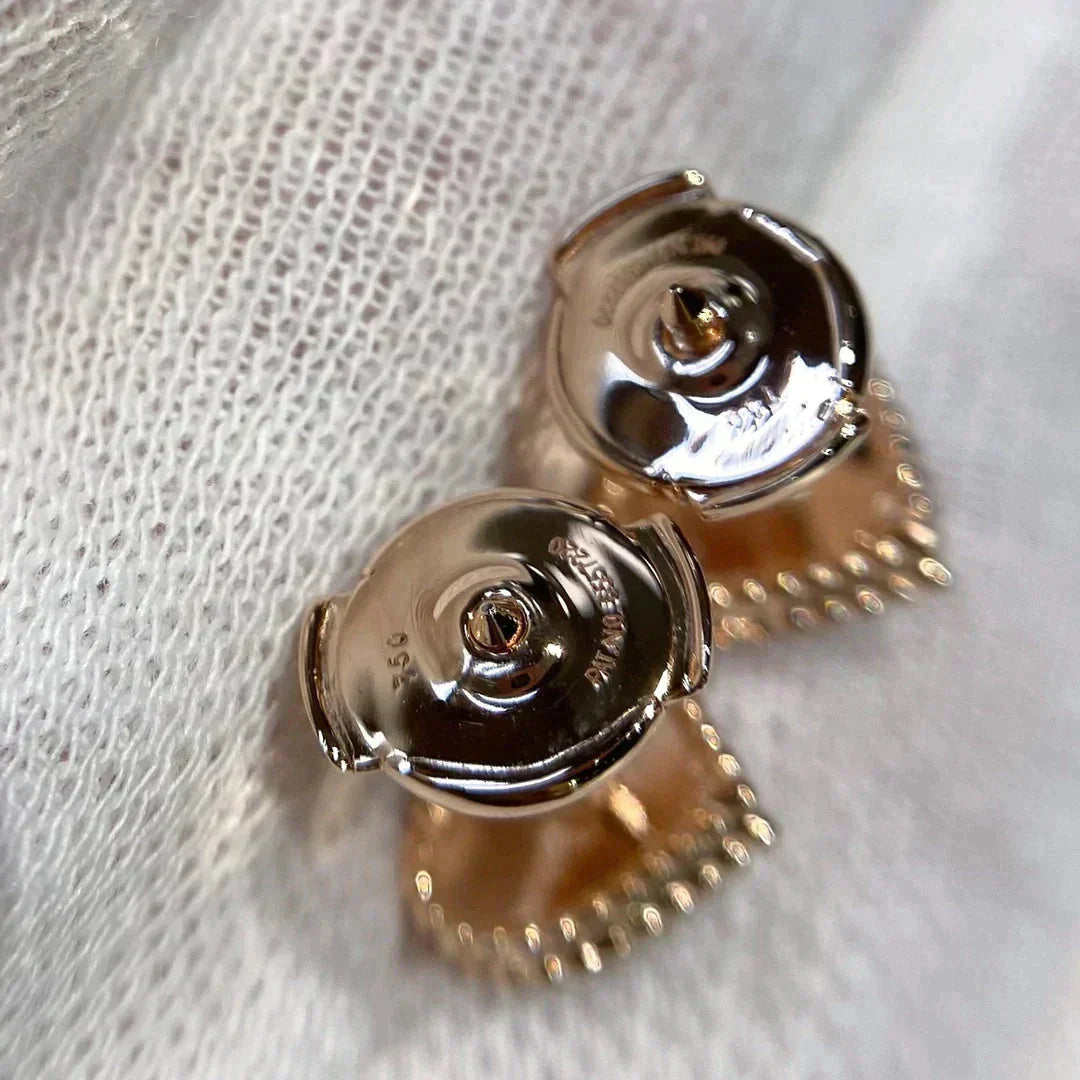 [Shinejoy]HEART CARNELIAN STUD EARRINGS