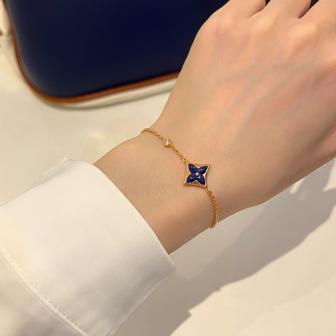 [Shinejoy]COLOR STAR PINK GOLD DIAMOND BRACELET