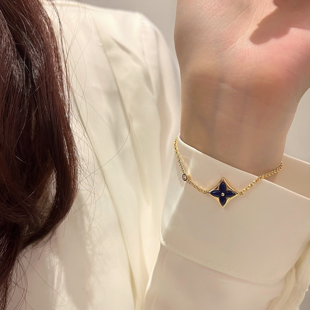 [Shinejoy]COLOR STAR PINK GOLD DIAMOND BRACELET