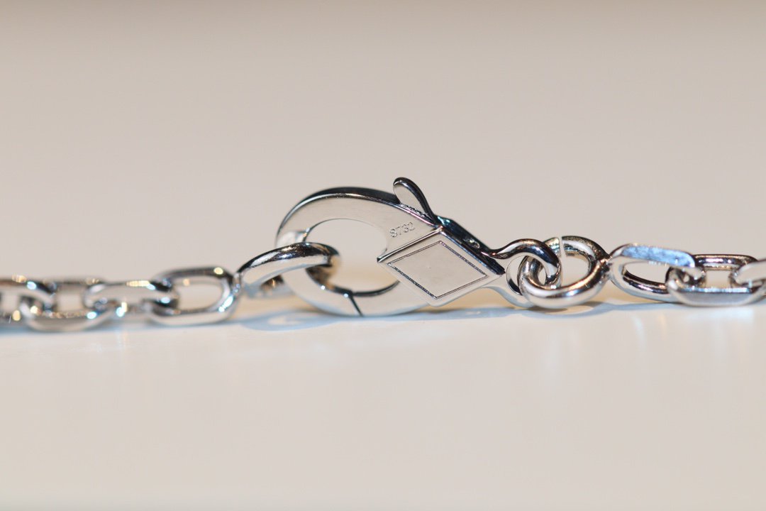 [Shinejoy]CLOVER 20 MOTIFS ONYX DIAMOND SILVER