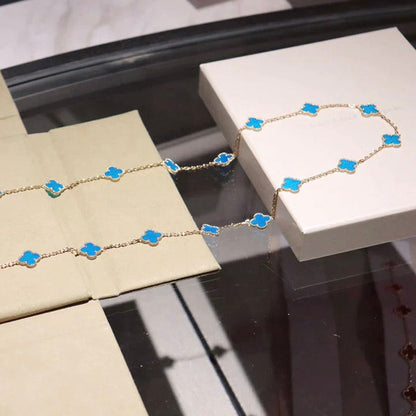 [Shinejoy]CLOVER 20 MOTIFS TURQUOISE GOLD