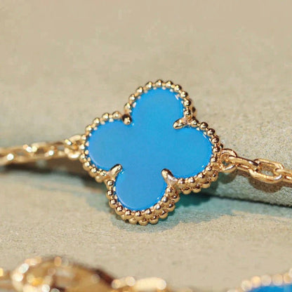 [Shinejoy]CLOVER 20 MOTIFS TURQUOISE GOLD