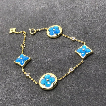 [Shinejoy]STAR AND SUN TURQUOISE 4 MOTIFS 3 DIAMONDS