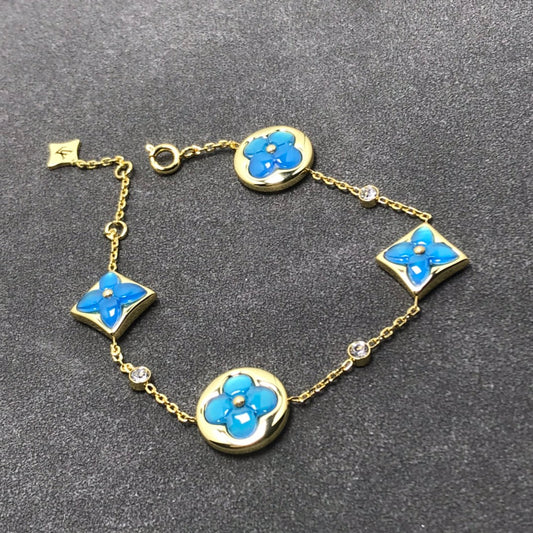 [Shinejoy]STAR AND SUN TURQUOISE 4 MOTIFS 3 DIAMONDS