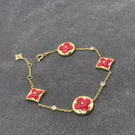 [Shinejoy]STAR AND SUN CARNELIAN 4 MOTIFS 3 DIAMONDS