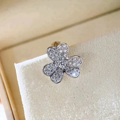 [Shinejoy]CLOVER COMOS DIAMOND EARRINGS SILVER