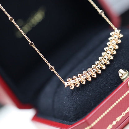 [Shinejoy]CLASH PINK GOLD NECKLACE