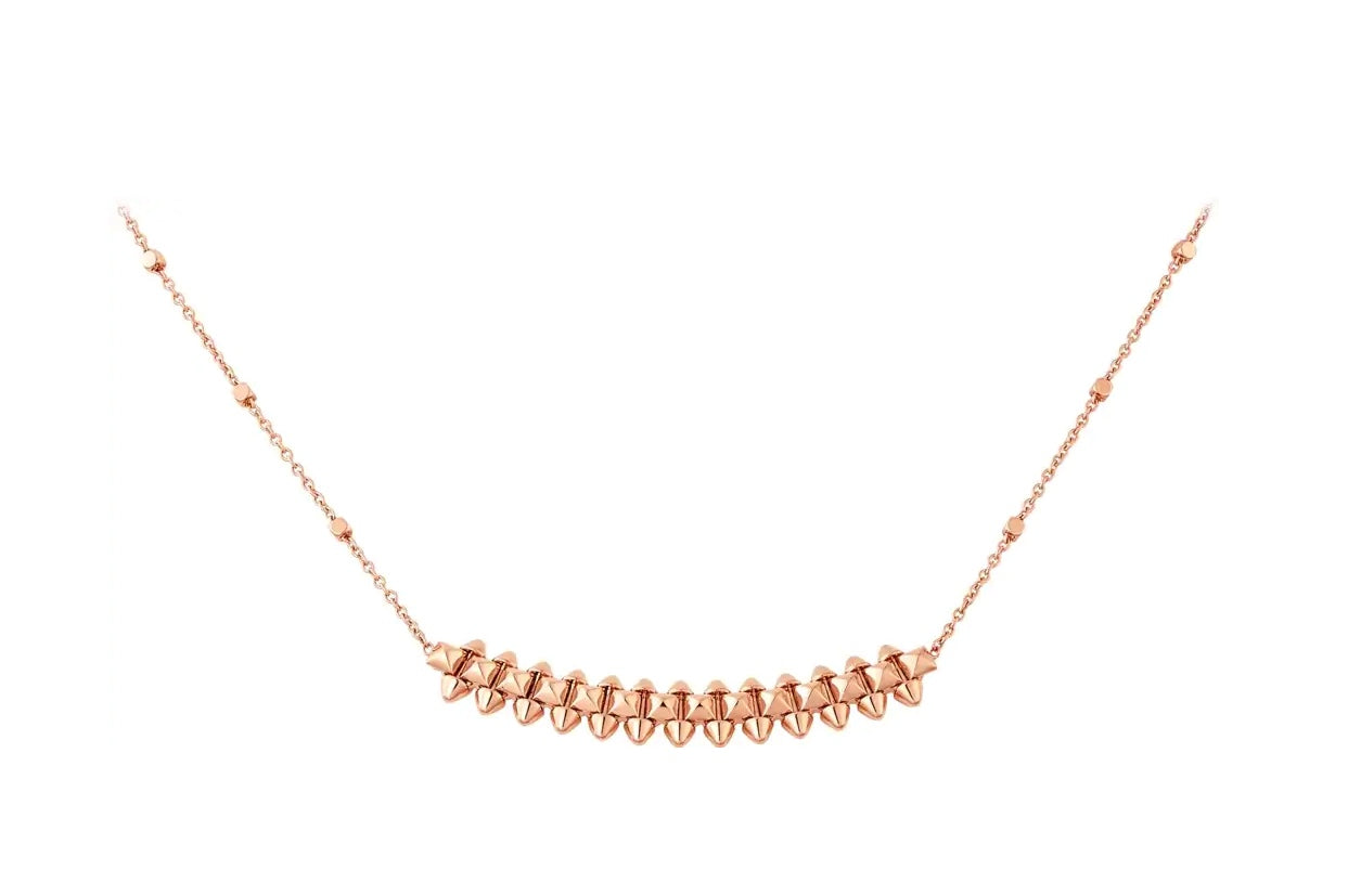 [Shinejoy]CLASH PINK GOLD NECKLACE
