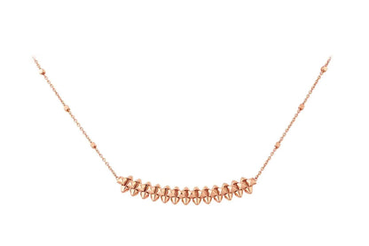 [Shinejoy]CLASH PINK GOLD NECKLACE
