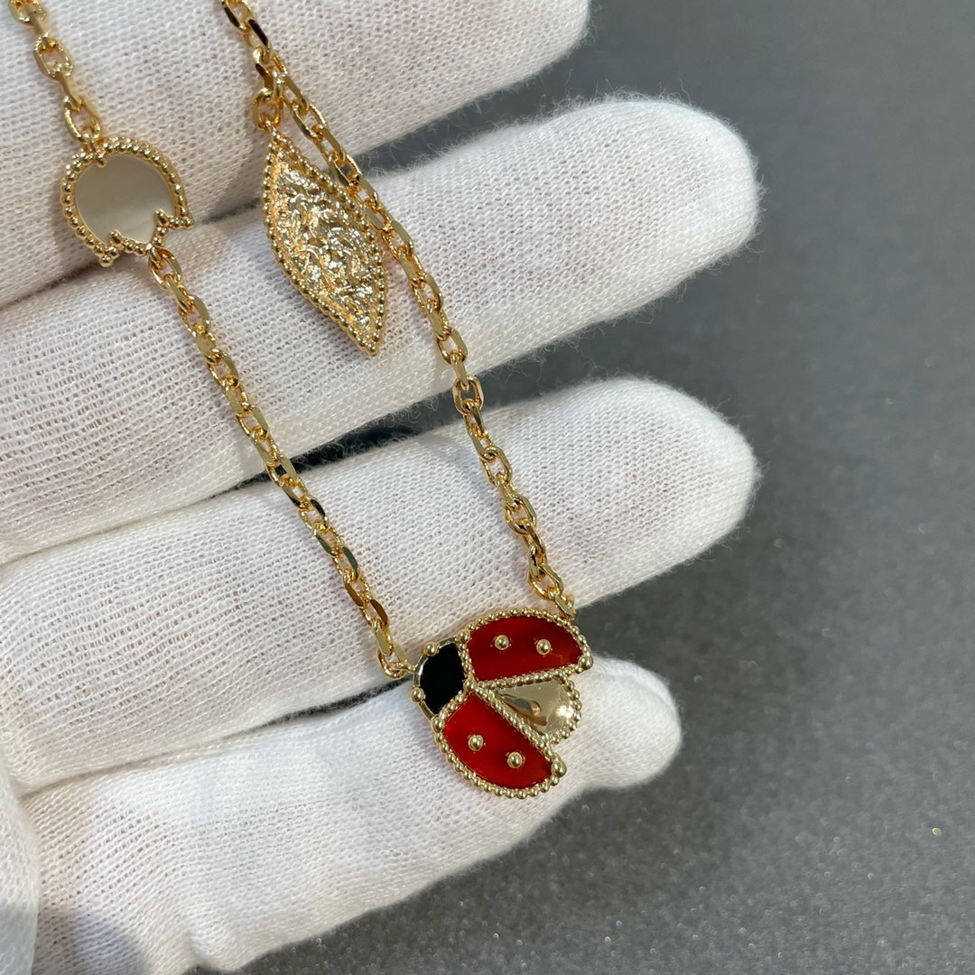 [Shinejoy]LUCKY SPRING 15 MOTIFS GOLD NECKLACE