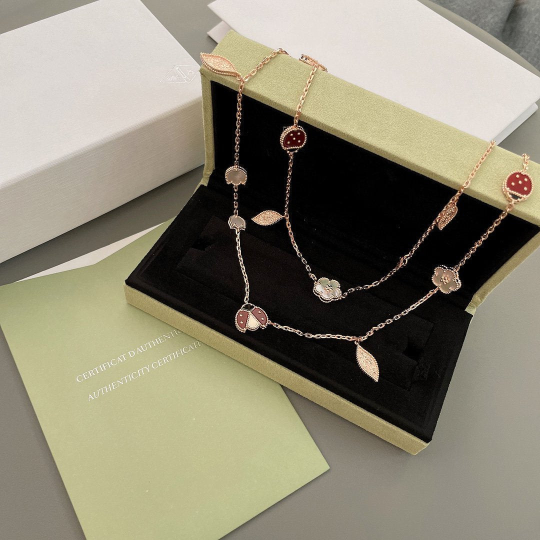 [Shinejoy]LUCKY SPRING 15 MOTIFS Shinejoy GOLD NECKLACE