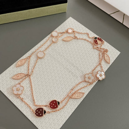 [Shinejoy]LUCKY SPRING 15 MOTIFS Shinejoy GOLD NECKLACE