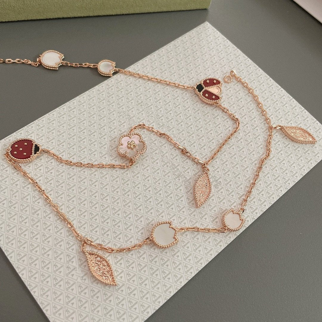 [Shinejoy]LUCKY SPRING 15 MOTIFS Shinejoy GOLD NECKLACE